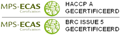HACCP BRC gecertificeerd